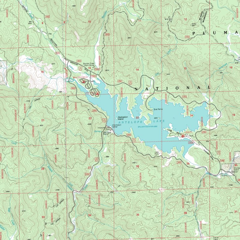 Lone Rock Campground / Antelope Lake East Slopes A Recreational
